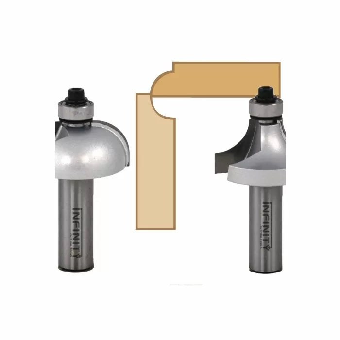 Infinity Tools 1/2" Shank Drop Leaf Table Router Bit Set