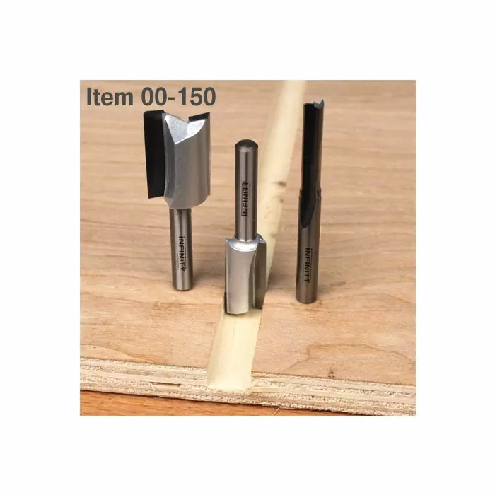 Infinity Tools 1/4" Shank 3-Pc. Plywood Dado Router Bit Set