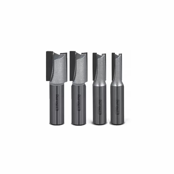 4-Pc. Plywood Dado Router Bit Set - 1/2" Shank