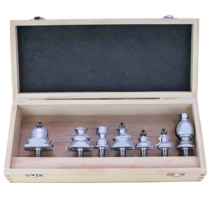 Infinity Tools 1/2" Shank 7-Pc. Colonial Period Router Bit Set