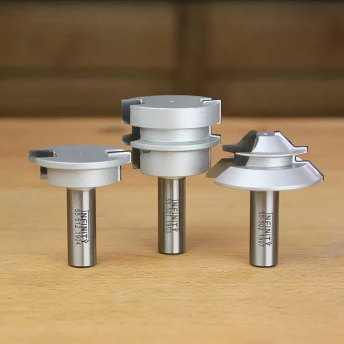 3-Pc. Ultimate Joinery Router Bit Set