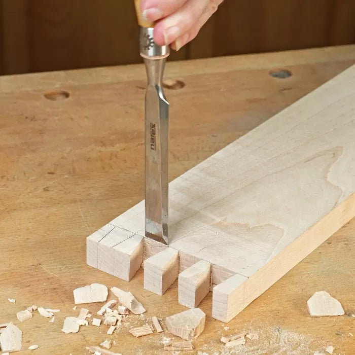 Juego de cinceles con borde biselado Richter de Narex de 8 piezas