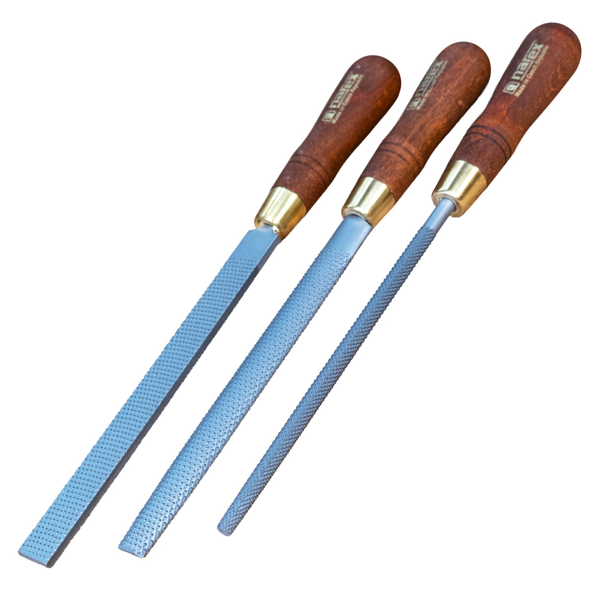 Narex Premium Fine Cut Rasps, Machine Stitched
