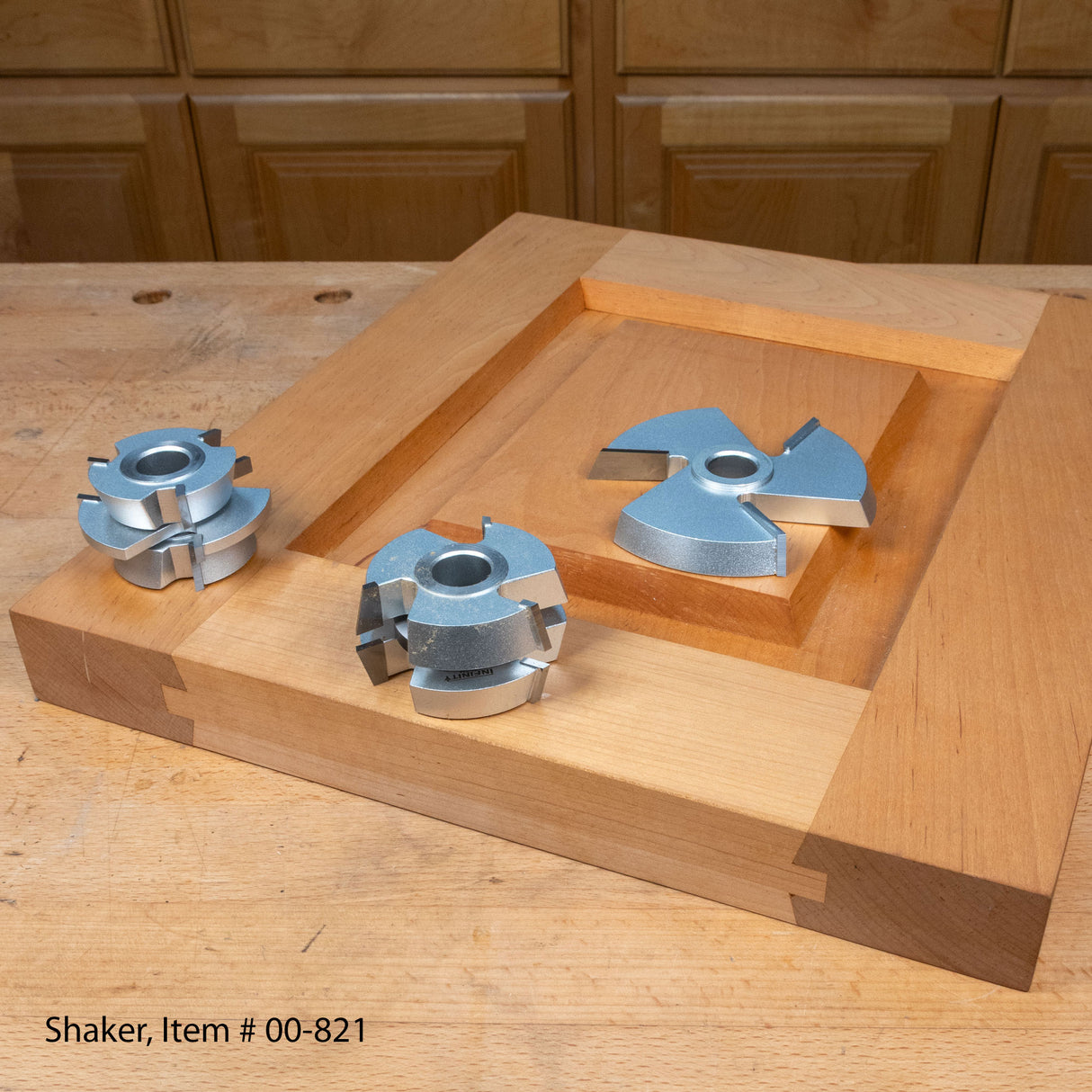 Juegos de cortadores para perfilar rieles y montantes para interiores y exteriores de Infinity Tools, orificio de 3/4"