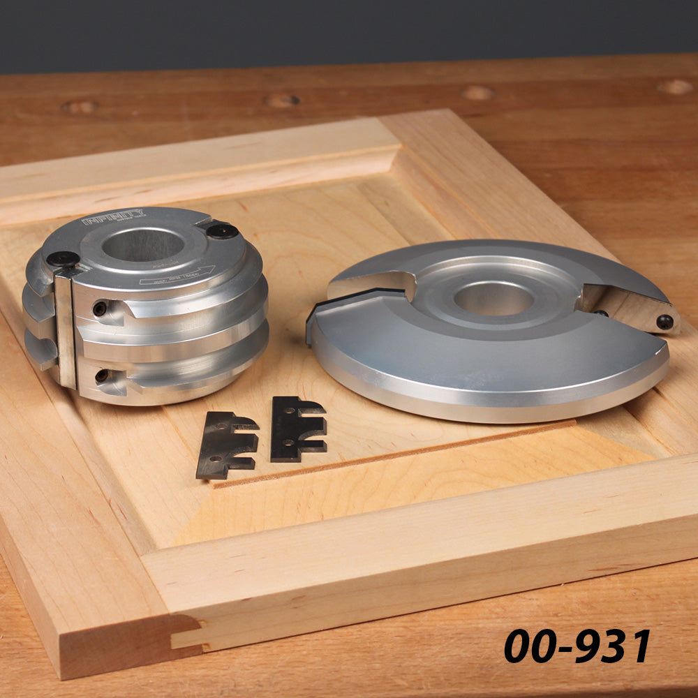 Infinity Tools 2-Pc. Kitchen Door Shaper Cutter Sets, 1-1/4" Bore