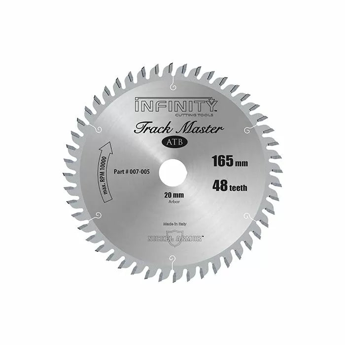 165mm x 48T x 20mm Bore Track Master Saw Blade