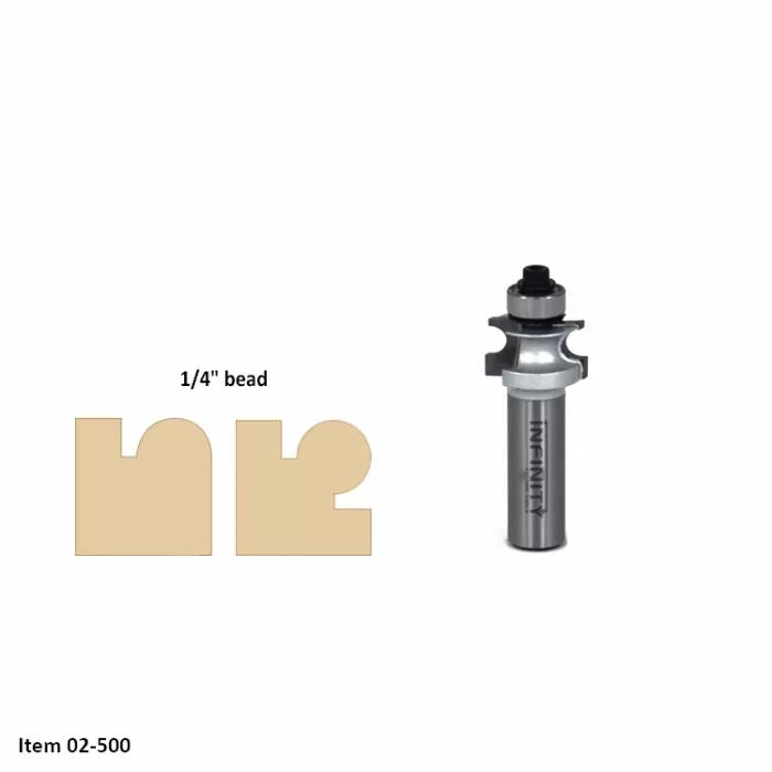 Infinity Tools 1/2" shank 6-Pc. Master Frame Making Router Bit Set