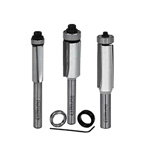 Infinity Tools 4-Pc. Carpenter Flush Trim Router Bit Set