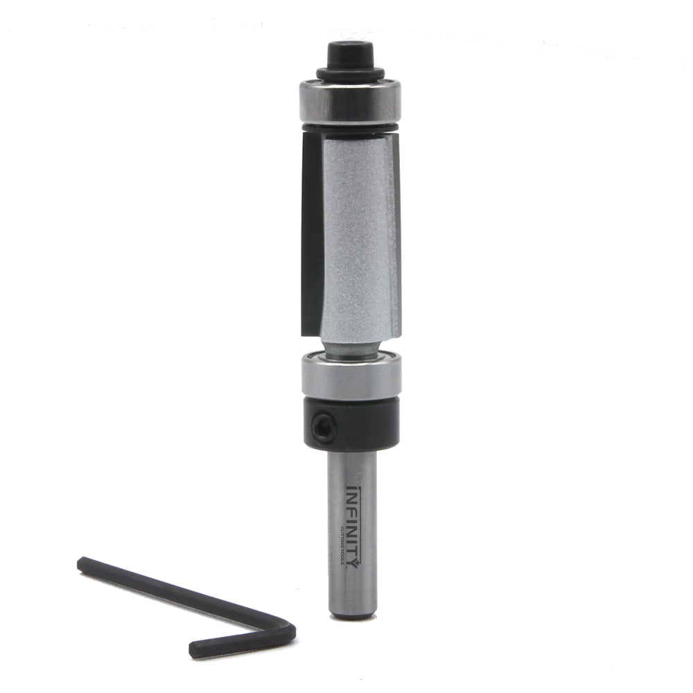 Infinity Tools 1/4" Shank Double Bearing Pattern Router Bits