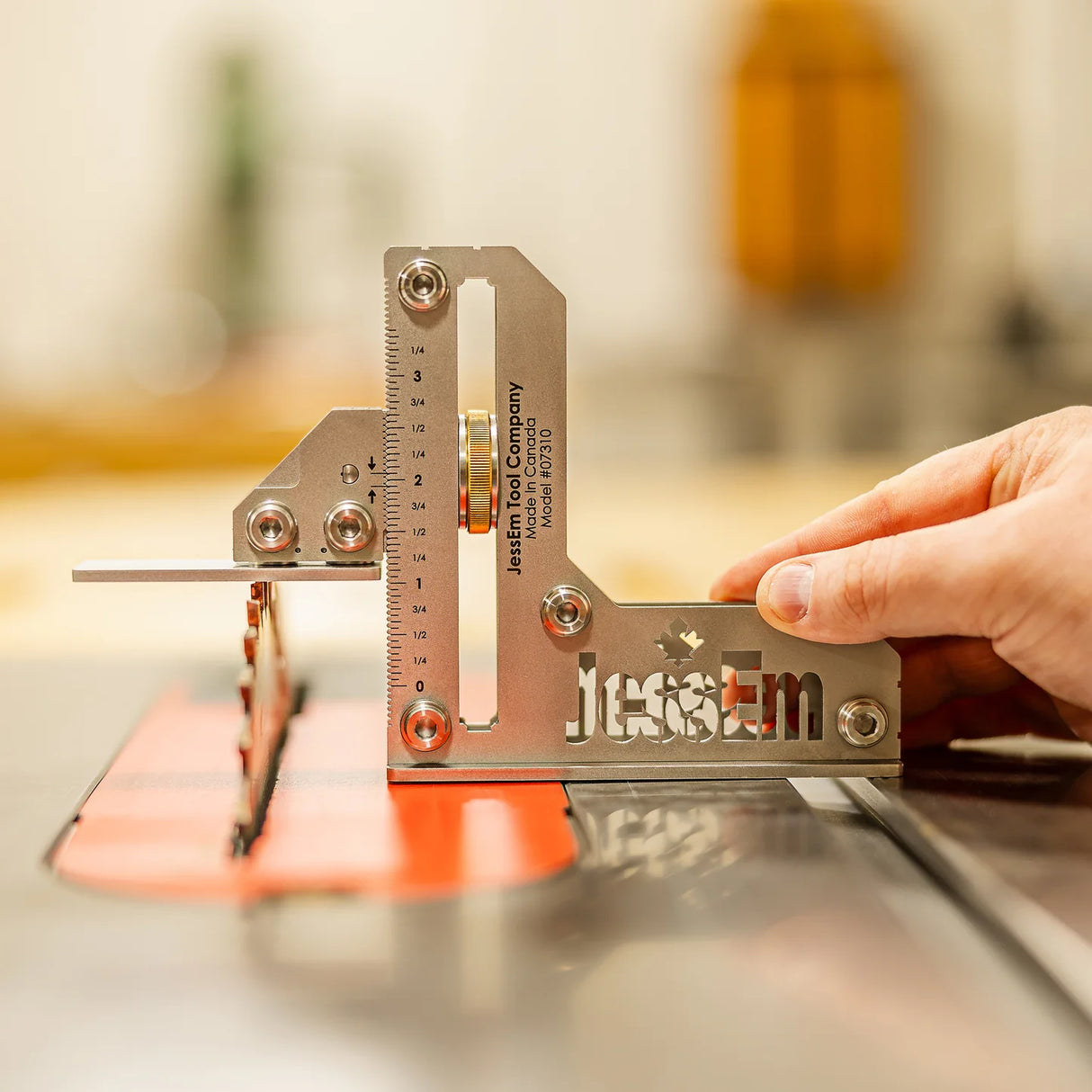 JessEm Stainless Steel Tool Setting Gauge - Imperial or Metric