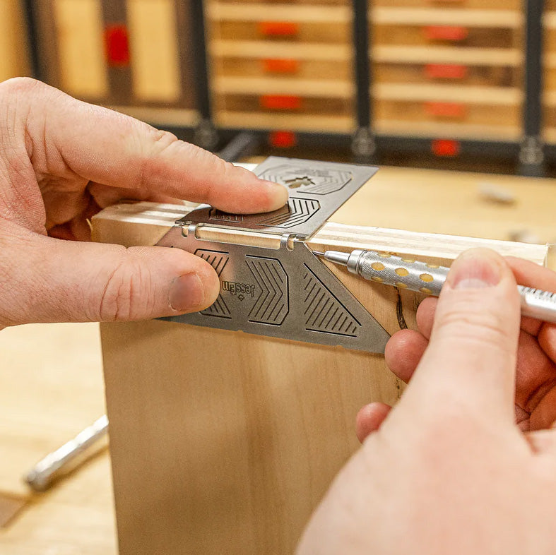 Juego de escuadras para silla de montar JessEm de 6 piezas