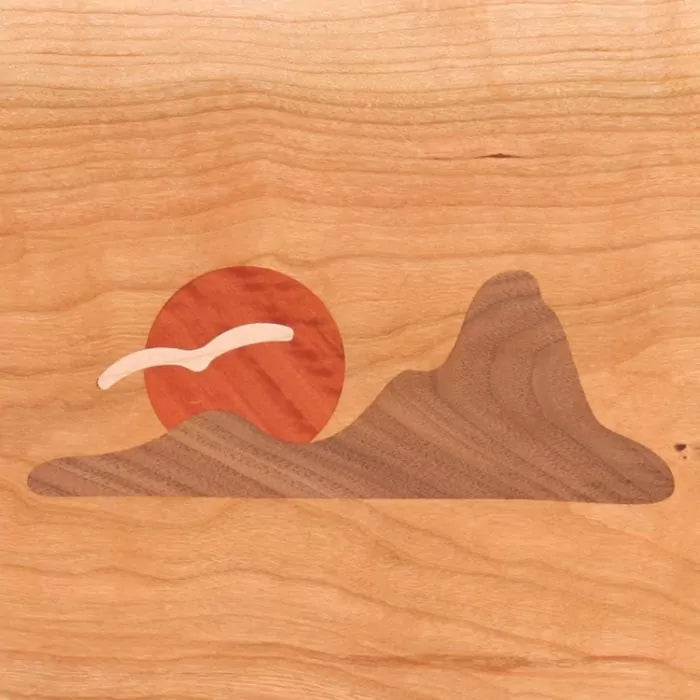 Mountain Sunset - Multi-Layer Inlay System