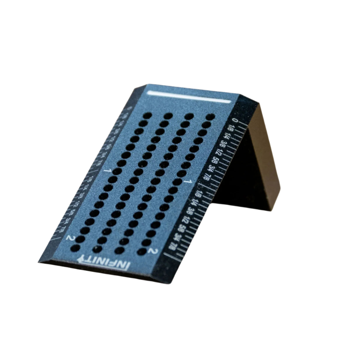 Solid, machined aluminum.