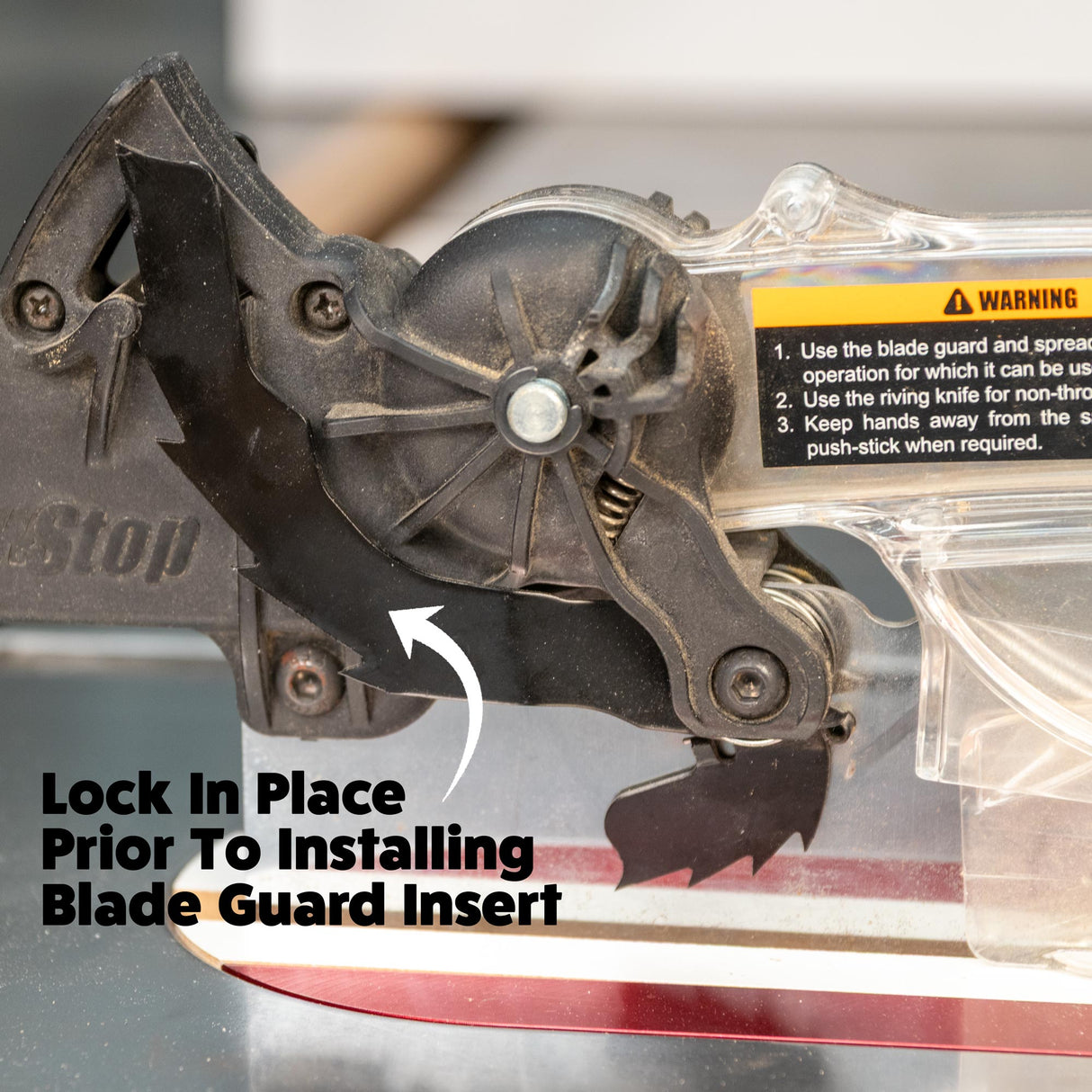 Infinity Tools SawStop Z.C.I. for Cabinet & Contractor Saws, Throat Plate & 3-Pc. insert Pack