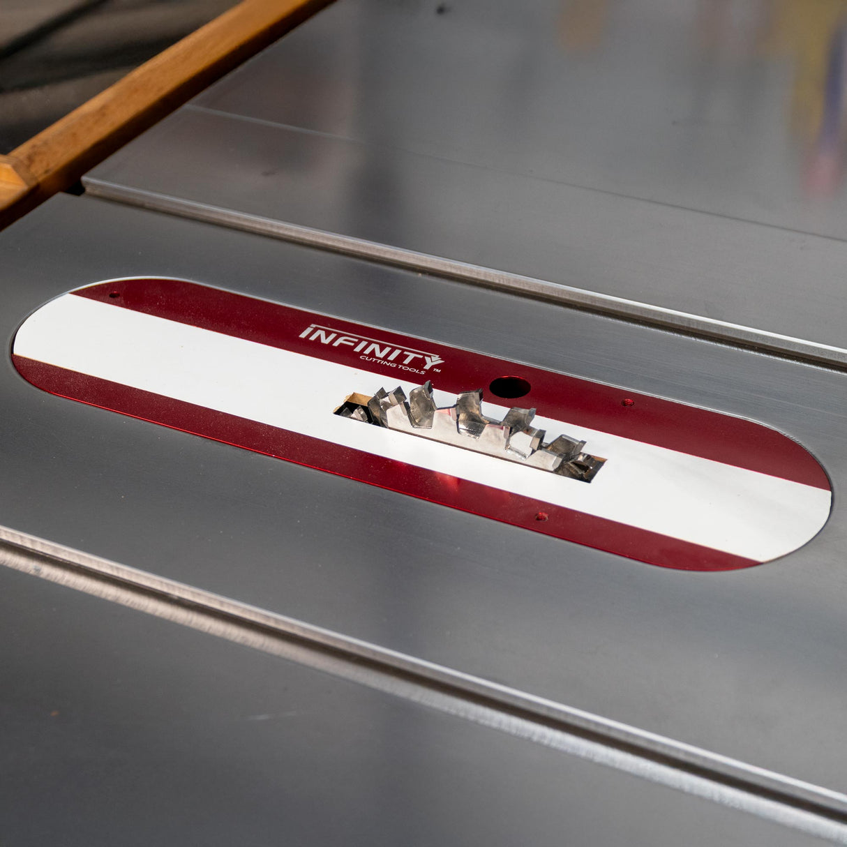 Infinity Tools SawStop Z.C.I. for Cabinet & Contractor Saws, Throat Plate & 3-Pc. insert Pack