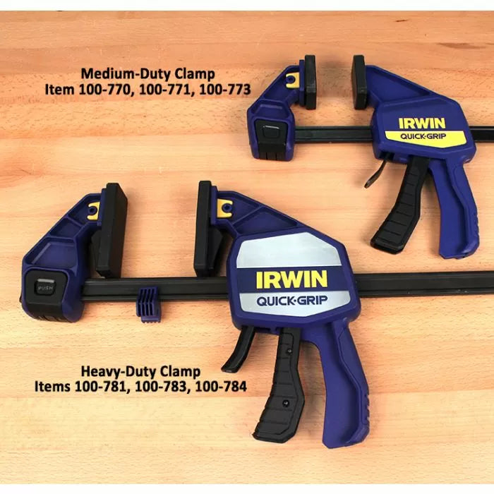 Irwin Quick-Grip Medium- & Heavy-Duty Clamps