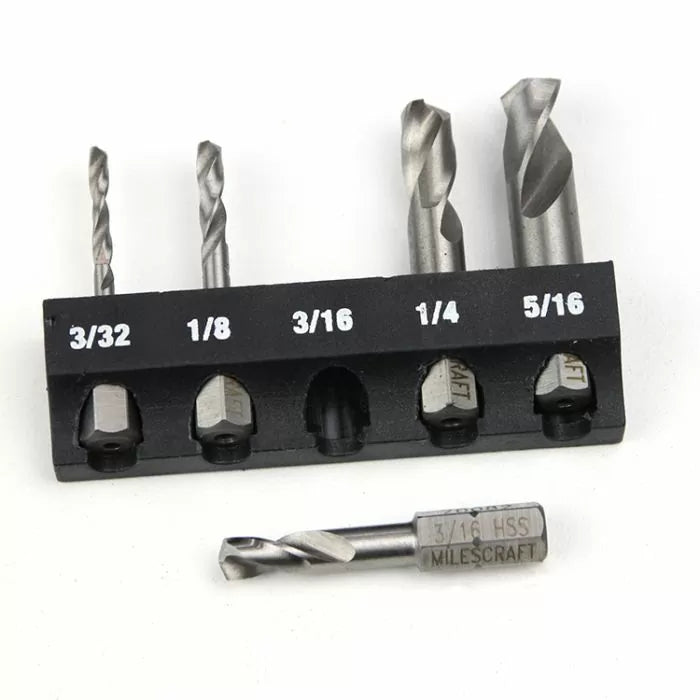 Milescraft 5-Pc. Stuby Length Drill Set For Metal