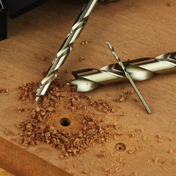 Viking Burrout™ Super Premium 14-Piece Imperial Brad Point Drill Bit Set