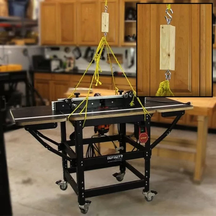 Juego de machos de roscar para madera de 9 piezas de Infinity Tools, incluye juegos en unidades métricas e imperiales