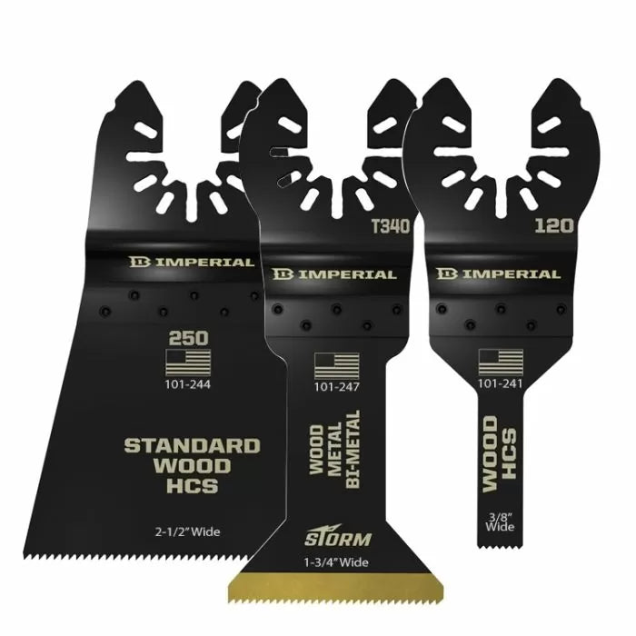 3-Pc. Multi-Tool Blade Package - Universal Fit