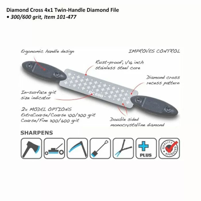 MPOWER 6-Pc. Diamond Cross Tool Sharpener's Package