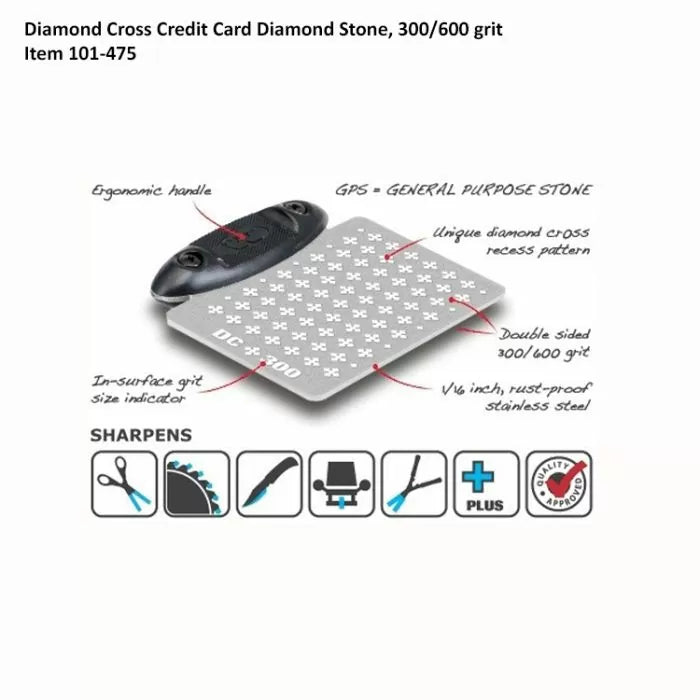 M-Power 6-Pc. Diamond Cross Tool Sharpener's Package