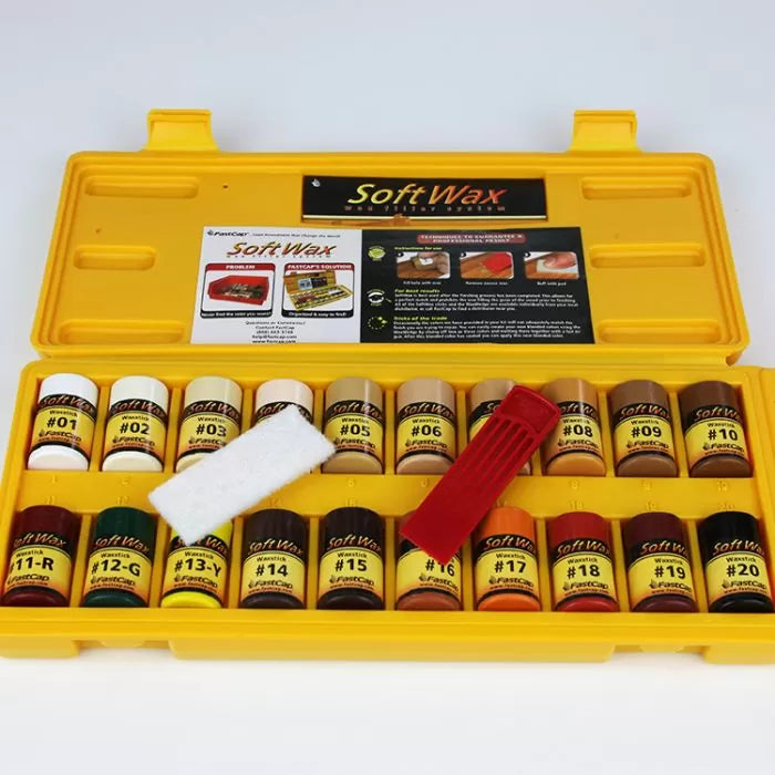 22-Pc. SoftWax Wood Filler Kit w/ Custom Tray