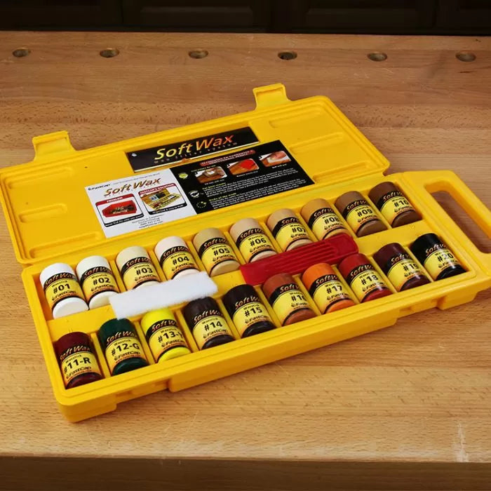 22-Pc. SoftWax Wood Filler Kit w/ Custom Tray
