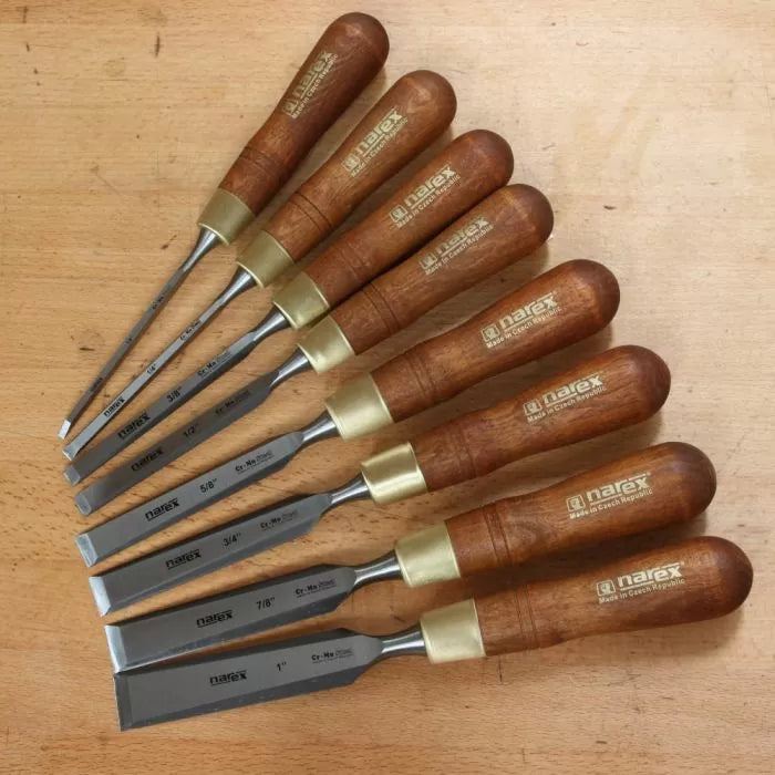 Narex Wood Line Imperial Sized Bench Chisels
