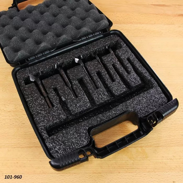 Famag 5-Pc. Bormax HSS Forstner Bit Set w/ Custom Case