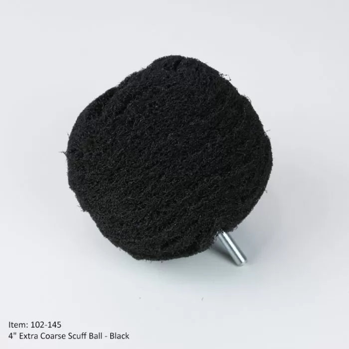 4" Extra Coarse Scuff Ball - Black