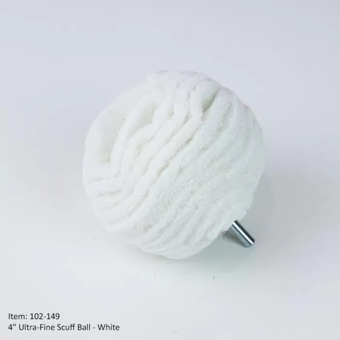 4" Ultra-Fine Scuff Ball - White