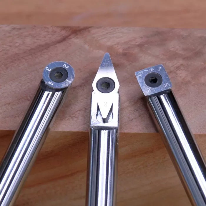 3-Pc. Carbide Wood Turning Tool Set