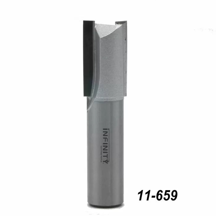 Brocas para enrutador rectas con vástago de 1/2" de Infinity Tools