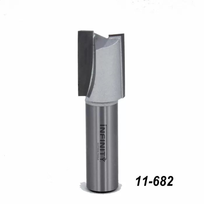 Brocas para enrutador rectas con vástago de 1/2" de Infinity Tools