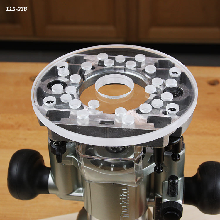 Infinity Tools 2-Pc. Universal Compact Size Router Base Plate Package