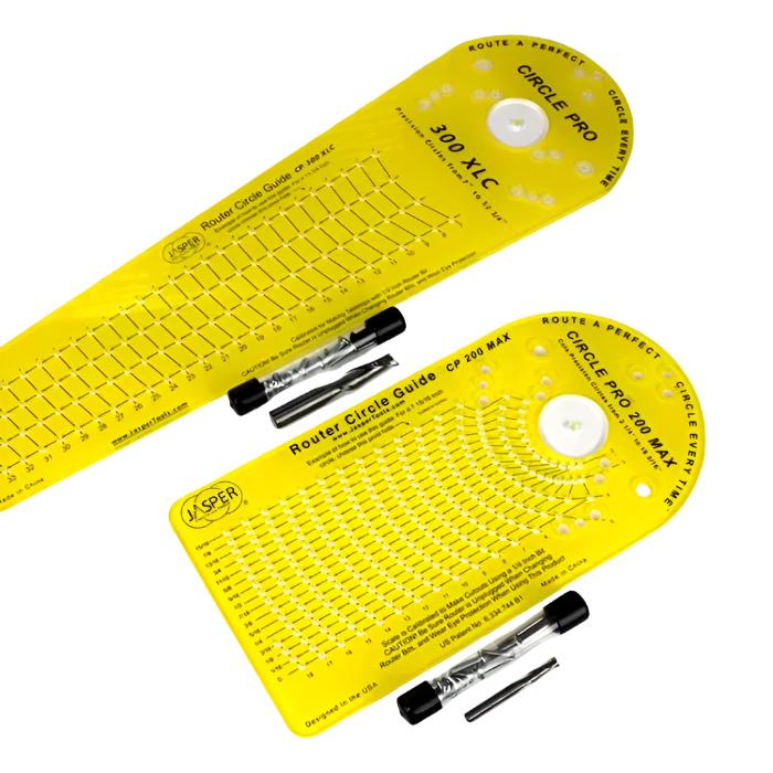 Jasper Circle Guides w/ Spiral Router Bit