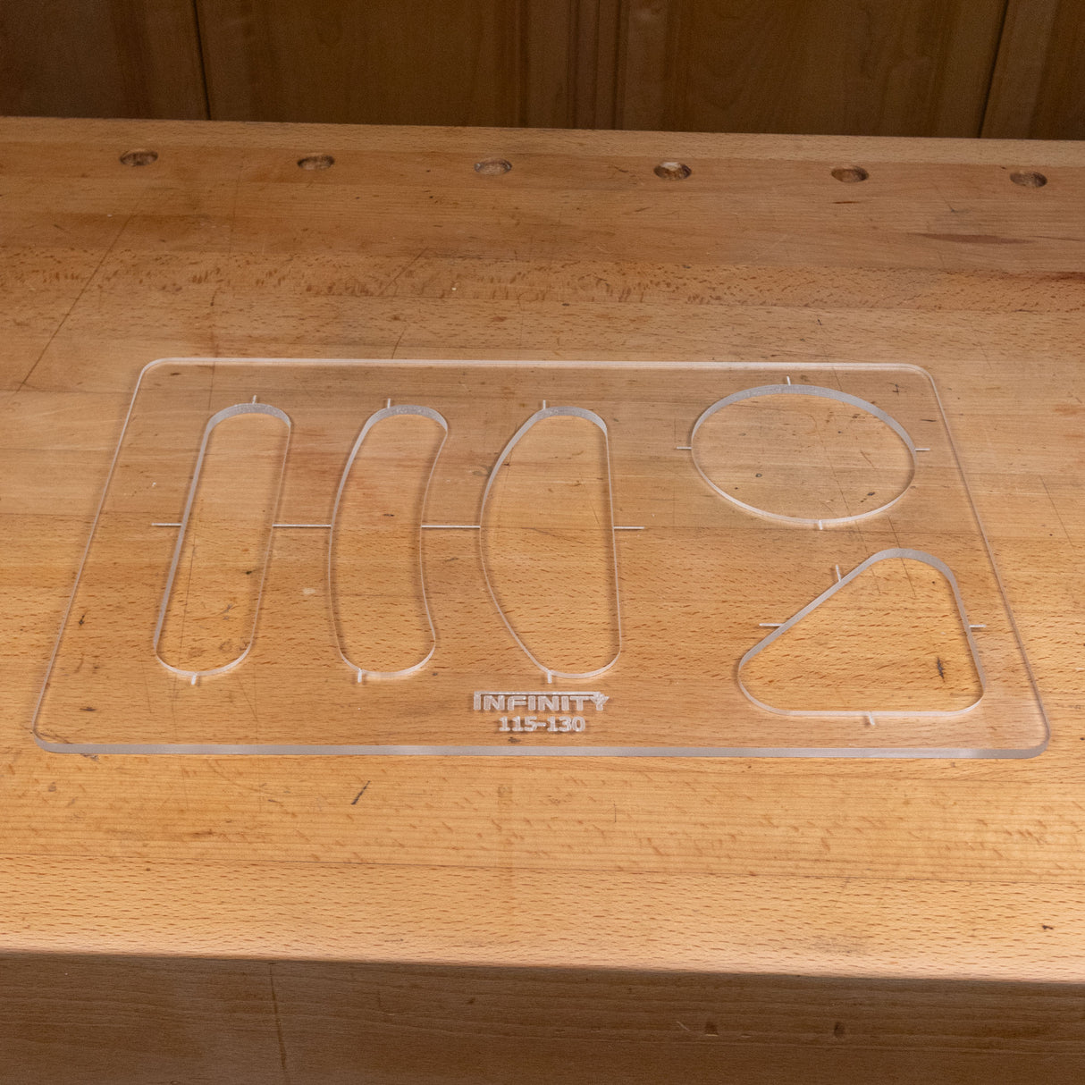 Infinity Tools Large Multi-Shape Handle Template Sheet