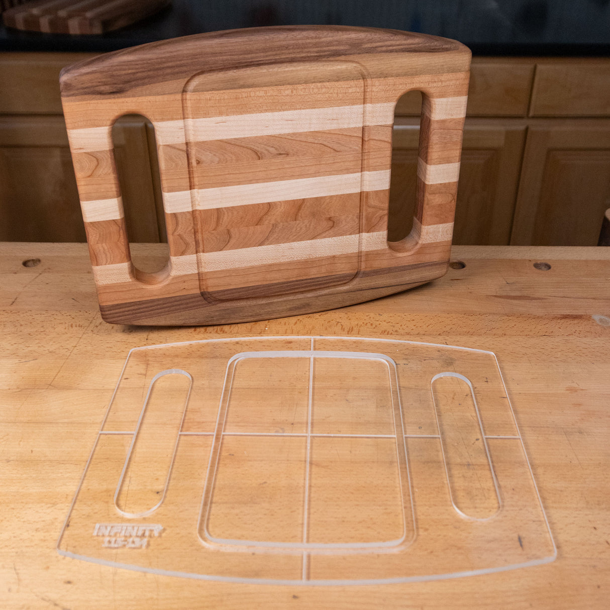 Infinity Tools Rectangular Cutting Board Templates