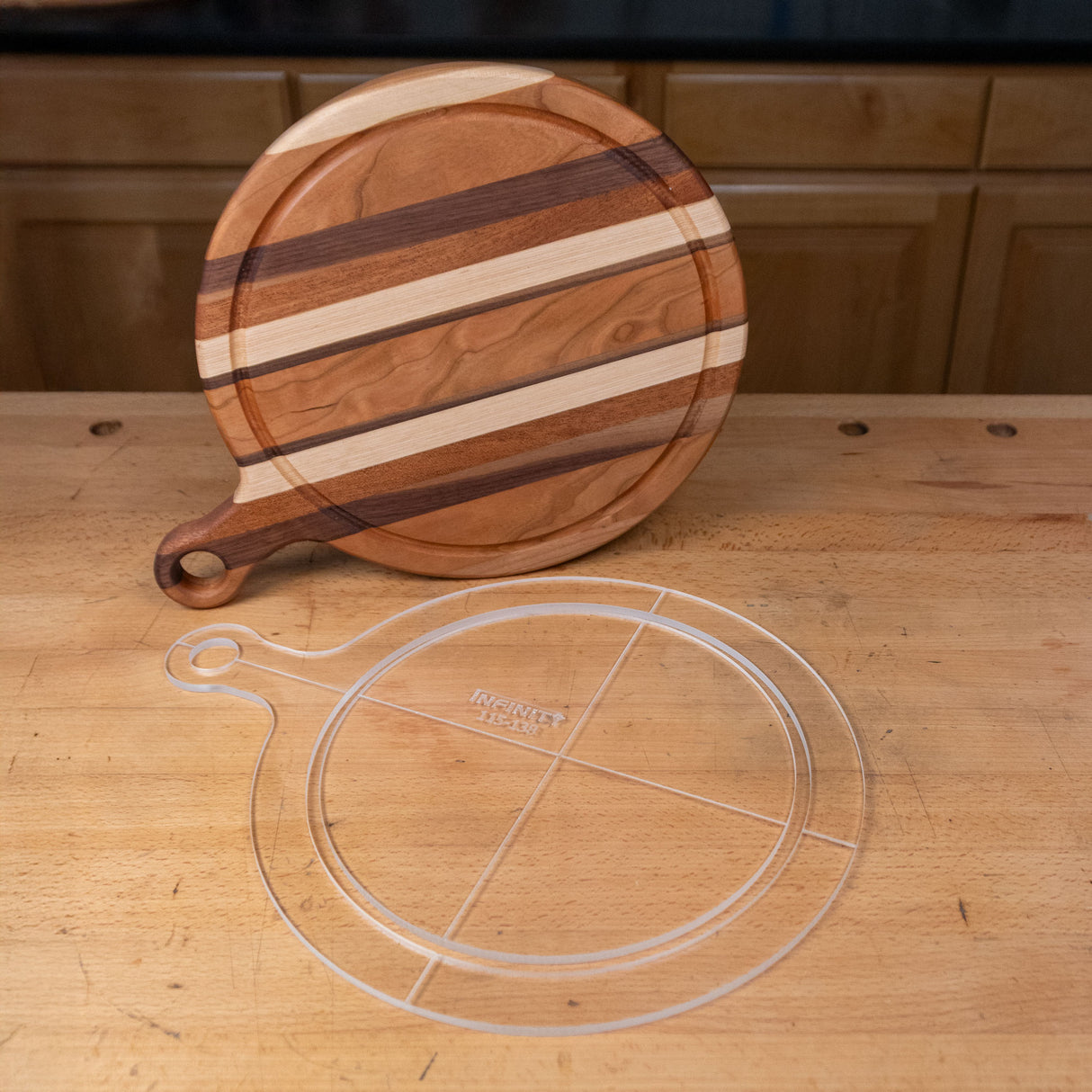 Infinity Tools Round Cutting Board Templates