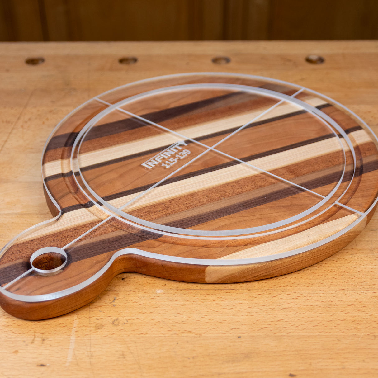 Infinity Tools Round Cutting Board Templates
