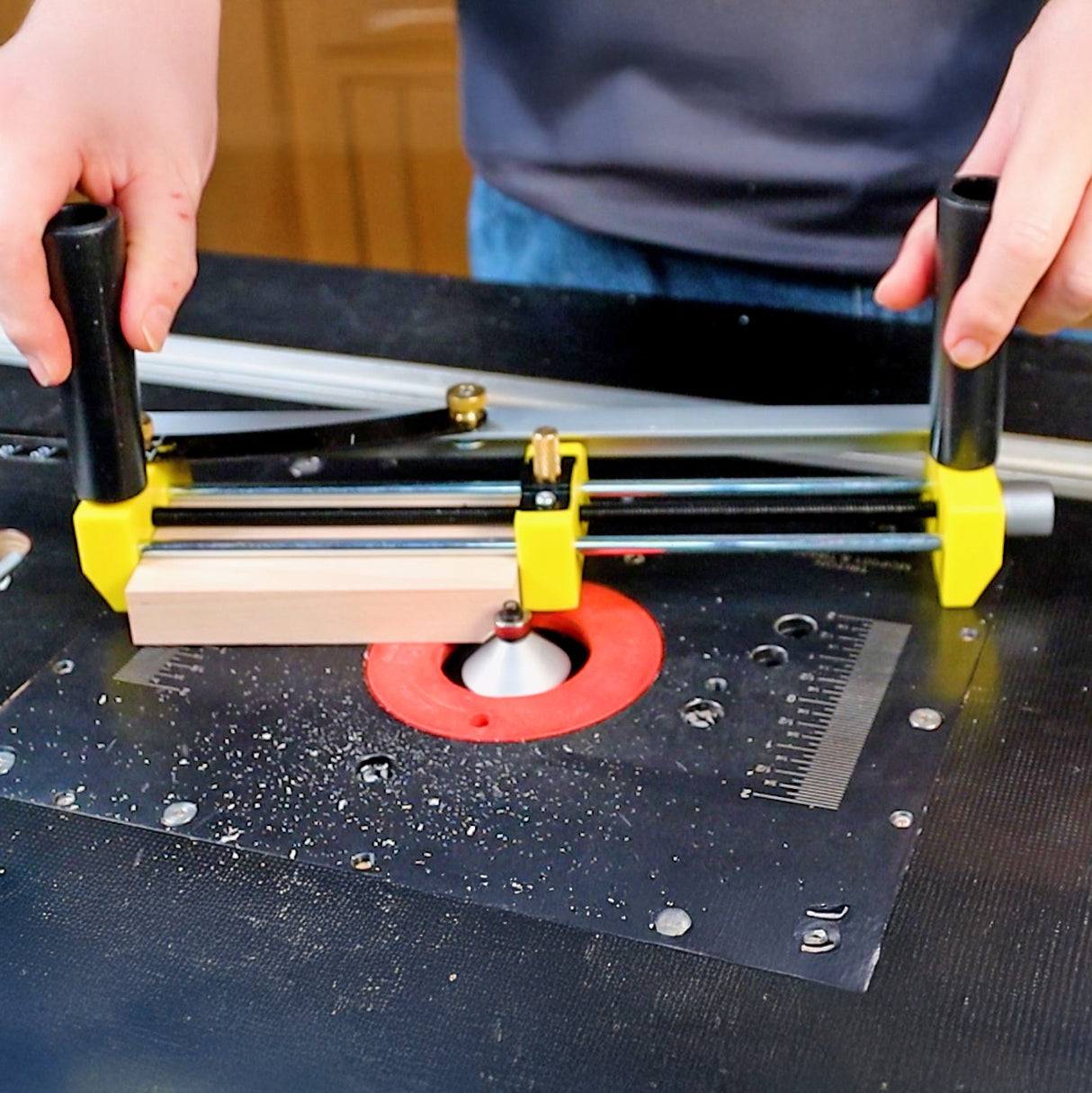 the perfect way to rout small pieces