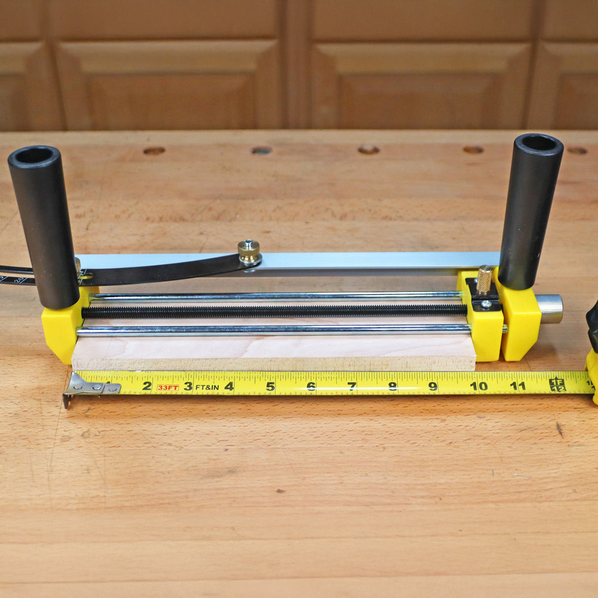 The jig has a 10" capacity.