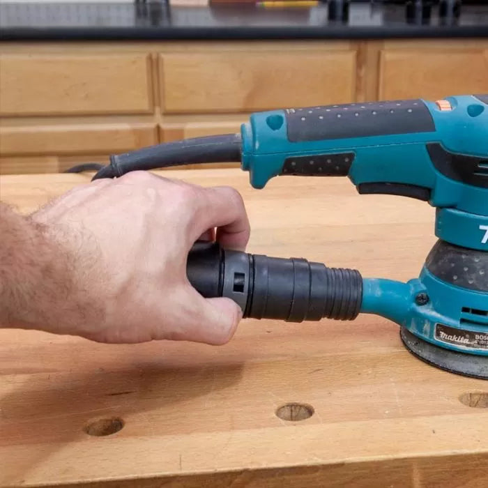 Infinity Tools Quick-Snap 5-Piece Dust Collection Flex Adaptors Kit with No Hose