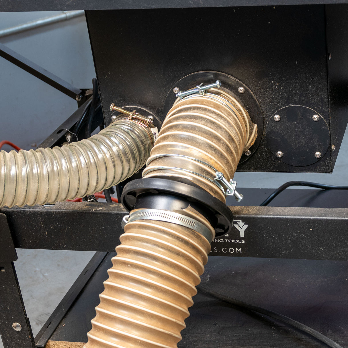 Infinity Tools MagSnap Dust Collection Ports with Hose Clamp