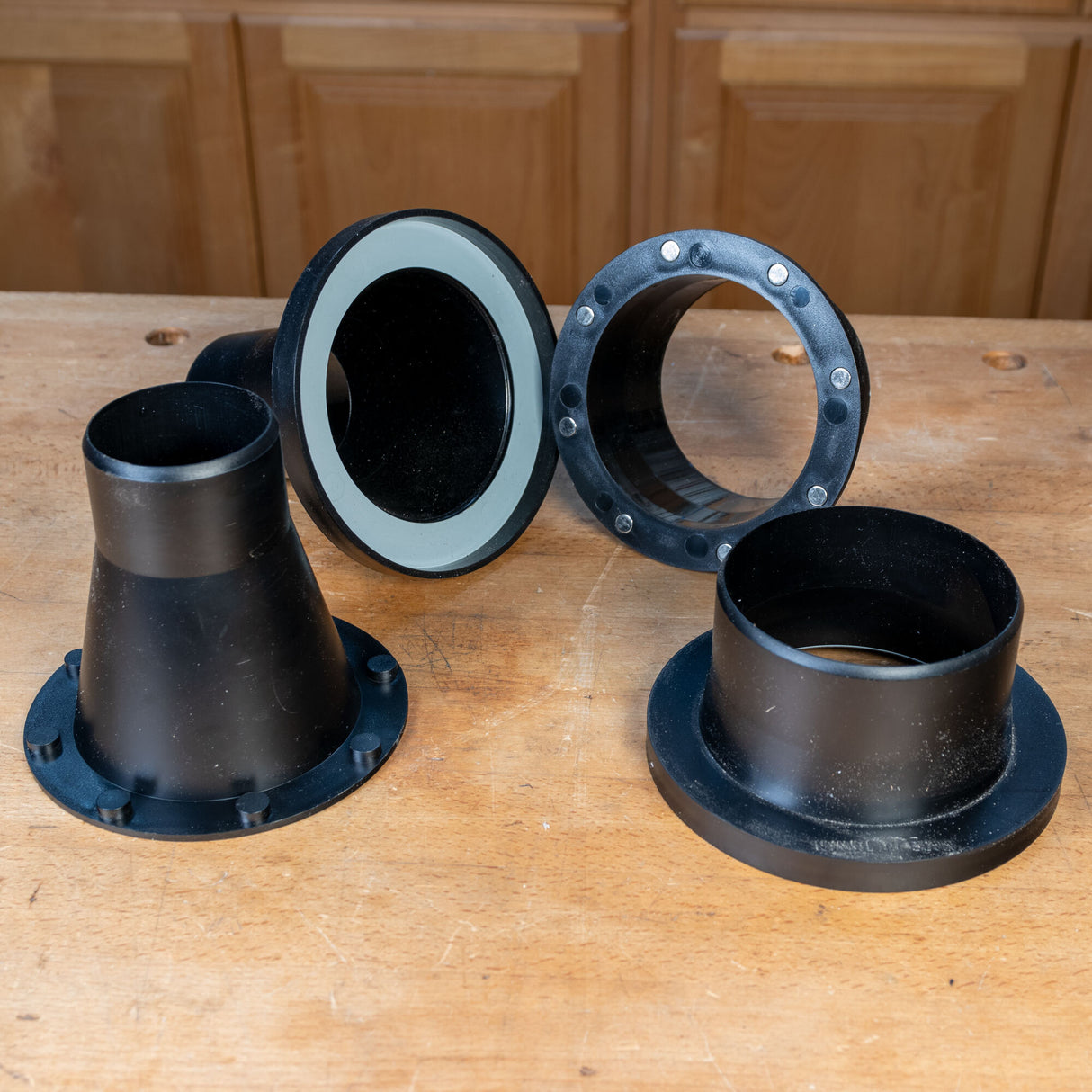 Infinity Tools MagSnap Dust Collection Ports with Hose Clamp