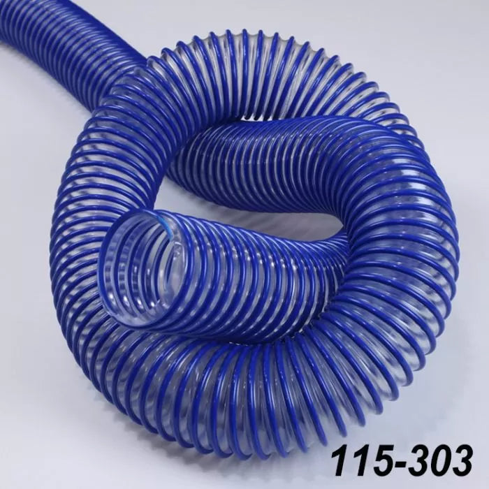Anti-Static PVC Dust Collection Hose, 10 Feet.