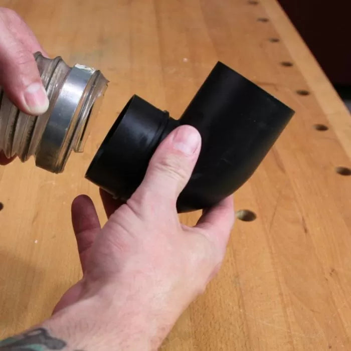 2-1/2" 90° Quick Connect Elbow