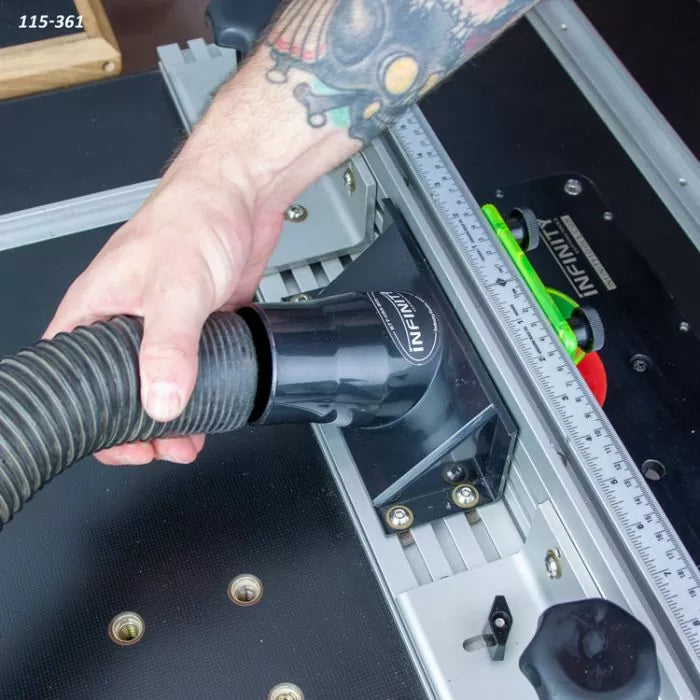 Router Table Fence Dust Port