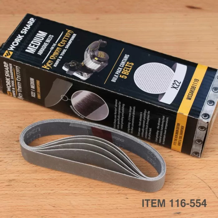 Work Sharp Ken Onion Edition
Knife and Tool Sharpener Replacement Belts